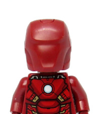 Usado, LEGO Superheroes Iron man prototype plain unprinted helmet mask visor 80430 rare segunda mano  Embacar hacia Argentina