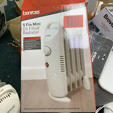 BENROSS PORTABLE 5 FIN OIL FILLED RADIATOR HEATER THERMOSTAT OVERHEAT for sale  Shipping to South Africa