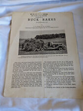 Buck rakes dec for sale  Shipping to Ireland