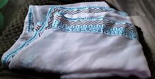 White sarong blue for sale  NEWPORT