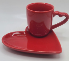 Double Nice Co. LTD Heart Espresso Cup and Saucer Set for sale  Shipping to South Africa