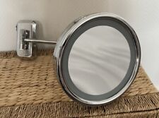 Magnifying chrome wall for sale  NORWICH