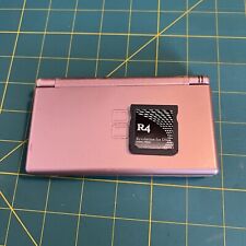 Consola Nintendo DS Lite USG-001 rosa metálica R4 con 8 juegos sin lápiz óptico/cargador segunda mano  Embacar hacia Argentina