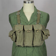 Original Vietnam War VC NVA Made in 1965 Chicom Type 56 AK Chest Rig Ammo Pouch for sale  Shipping to South Africa