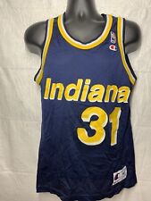 Vintage Champion Reggie Miller Indiana Pacers Jersey NBA #31 size 40 for sale  Granite Falls