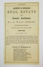 1854 new york for sale  Taylors