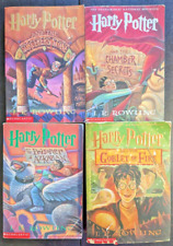 Lote de 4 libros de bolsillo de Harry Potter de J K Rowling - Años 1-4 TPB Envío gratuito, usado segunda mano  Embacar hacia Argentina