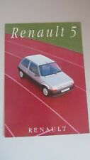 Renault 1995 brochure for sale  DRIFFIELD