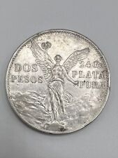 México 1921 2 Pesos Centenario de la Independencia (Centenario de Plata) Plata segunda mano  Embacar hacia Argentina