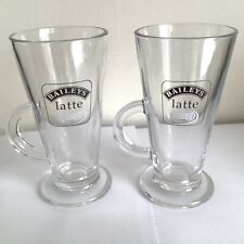 Bailey latte glasses for sale  DEESIDE
