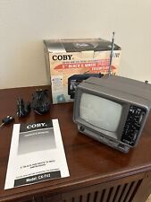 Coby CX-TV2 Portable Black And White TV 5 Inch, used for sale  Shipping to South Africa