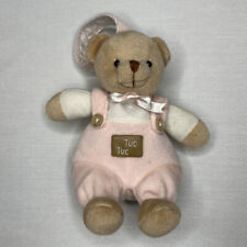 Tuc Tuc Stroller Zip Bag stuffed pink BEAR comforter Baby soft plush toy 20 Cm comprar usado  Enviando para Brazil