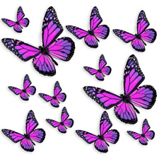 12x butterfly sticker for sale  LEICESTER
