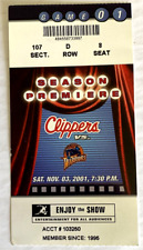 Nba ticket stub for sale  San Pedro