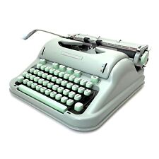 Máquina de escribir Hermes 3000 1963 con estuche funcionando espuma de mar verde pica portátil de colección segunda mano  Embacar hacia Argentina
