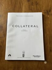 Collateral movie screenplay for sale  LONDON