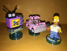 Lego Home Os Simpsons DIMENSÕES conjunto de bonecos brinquedo rosa carro TV minifigura mini  comprar usado  Enviando para Brazil
