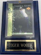 2001 Upper Deck Tiger's Tales Tiger Woods ROOKIE RC #TT4 Estado perfeito com estojo muito coo comprar usado  Enviando para Brazil