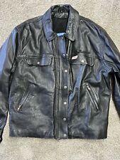 Vintage ROYAL ENFIELD Leather Motorcycle Jacket. Size:XL, used for sale  Shipping to South Africa