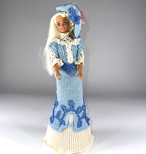 Vestido de boneca Barbie Southern Belle roupas de crochê com chapéu flores comprar usado  Enviando para Brazil