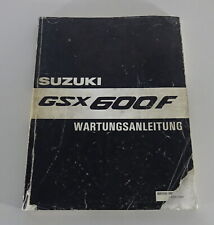 suzuki gsx 600 f handbuch gebraucht kaufen  Jever