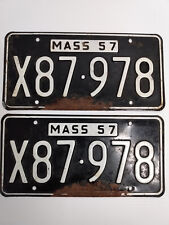 Pair massachusetts 1957 for sale  Framingham