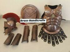 300 Medievale King Romana Spartan Casco Con Muscle Giacca War Armor Shield Suit comprar usado  Enviando para Brazil