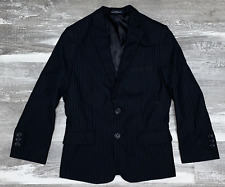 Casaco esportivo masculino infantil Calvin Klein terno jaqueta blazer preto tamanho 8, usado comprar usado  Enviando para Brazil
