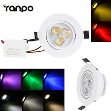 3W Bombillas de downlight empotradas de techo LED blancas regulables accesorio luz puntual segunda mano  Embacar hacia Mexico