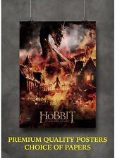 O Hobbit Smaug Dragão Filme Arte Poster Impressão Presente Grande A0 A1 A2 A3 A4 comprar usado  Enviando para Brazil