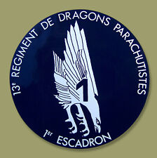 13 RDP - DRAGONS - PARACHUTISTES - 1er ESCADRON - AUTOCOLLANT MODELE 1990 d'occasion  France