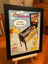 Framed simpsons pinball for sale  Aurora