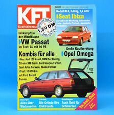 KfT Kraftfahrzeugtechnik 11/1991 Seat Ibiza VW Passat Ford Escort Mazda 626 H comprar usado  Enviando para Brazil