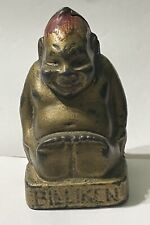 Vintage Cast Iron Billiken Bank for sale  Shipping to South Africa