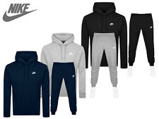 Conjunto de moletom com capuz e calças de jogging masculinas Nike Club logotipo preto ou cinza , usado comprar usado  Enviando para Brazil