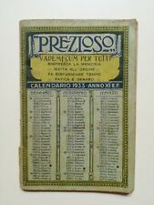 Vecchio calendario prezioso usato  San Costanzo