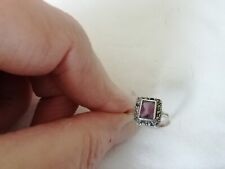 Silver amethyst ring for sale  PLYMOUTH