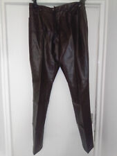Brown leather look for sale  LONDON