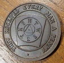 Masonic mark token for sale  ABERDEEN