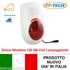 Sirena wireless esterna usato  Trecastagni