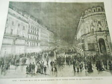 Gravure 1879 paris d'occasion  La Verpillière