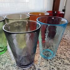 Bicchieri cristallo colorati usato  Desio