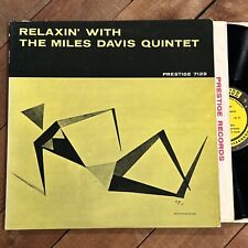 Miles Davis Relaxin’ quase perfeito! Quinteto DG NJ RVG Prestige John Coltrane Lp 7129 comprar usado  Enviando para Brazil