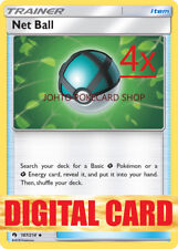 4x Net Ball Lost Thunder Sun & Moon DIGITAL Pokemon TCG Online code PTCGO , used for sale  Shipping to Canada