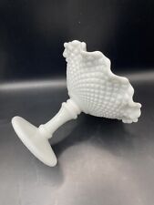 VTG Westmoreland English Hobnail Milk Glass 5.25" Compote Candy Dish Signed for sale  Shipping to South Africa