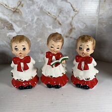 Vintage JOSEF ORIGINALS Christmas Figurines Choir Boys Carolers, used for sale  Shipping to South Africa