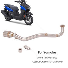 Tubo de escape dianteiro 51mm Cygnus Gryphus 125 para Yamaha Zuma 125 2021-2022 comprar usado  Enviando para Brazil