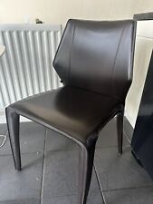 Brown leather chair for sale  PEACEHAVEN