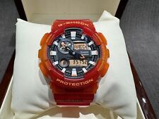 Reloj Hombre Casio GAX100MSA-4A (5484) Naranja Analógico/Digital ¡BATERÍA NUEVA! segunda mano  Embacar hacia Argentina