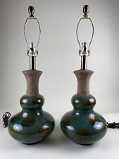 Pair turquoise ceramic for sale  Evansville